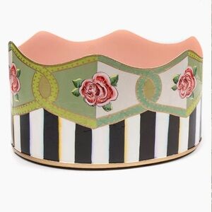 MacKenzie-Childs Really Rosy Iron Cachepot